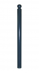 Stilpoller aus Stahl Ø 89 mm, mit Kugel, ortsfest